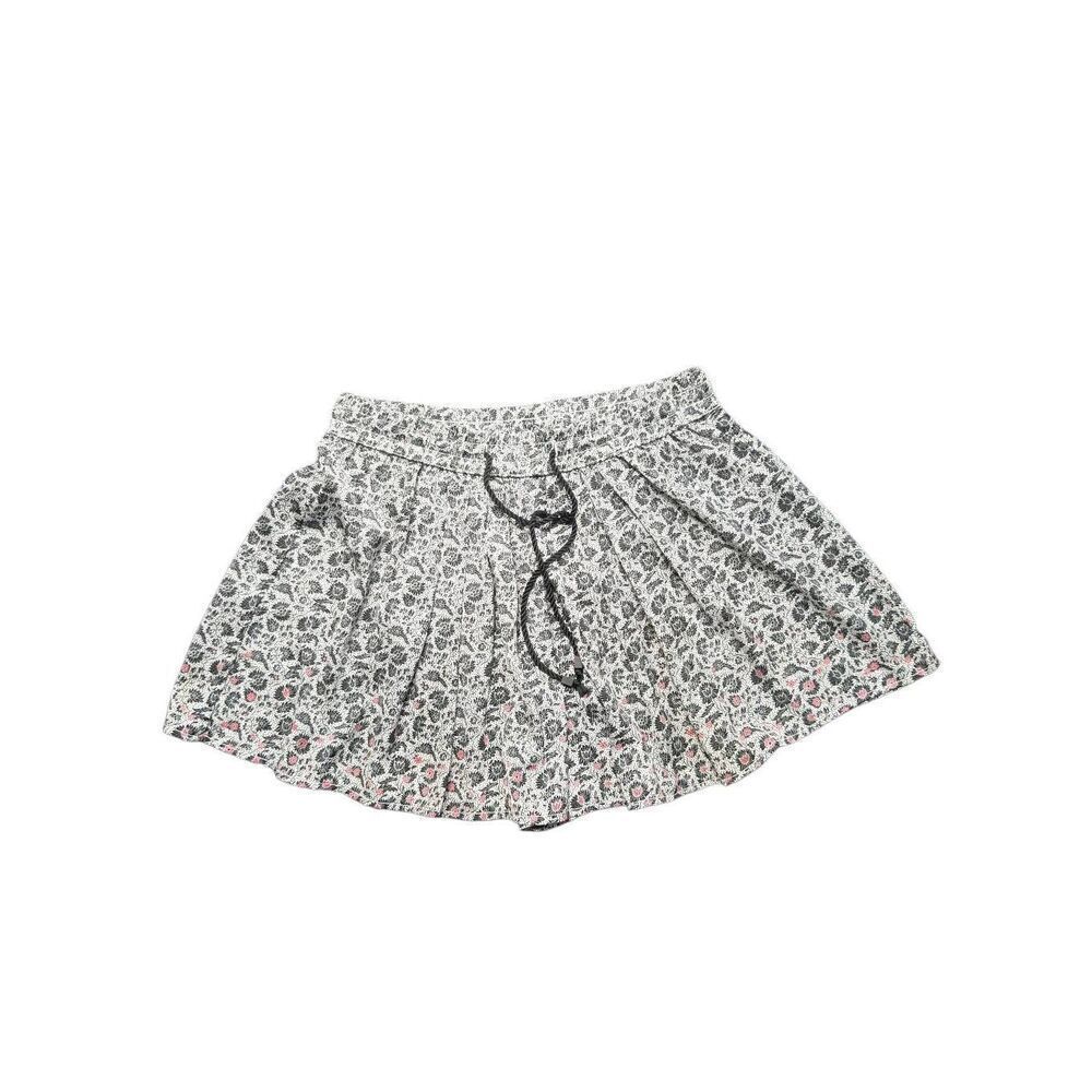 Gap Black & White Flowered Skirt Women's 8